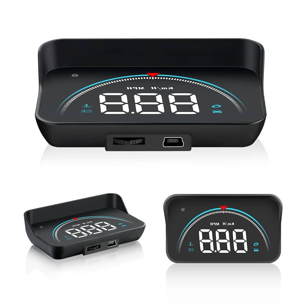 Head up Display para Renault Vel Satis VelSatis Wind, HUD Universale con Tachimetro GPS, Allarme Velocità, Schermo LED, Luminosità Auto