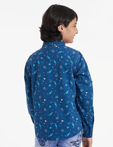 Image of Amazon Brand - Jam & Honey Boys Boys 100% Cotton Printed Half and Full Sleeves Shirt | Age 2-12 Years