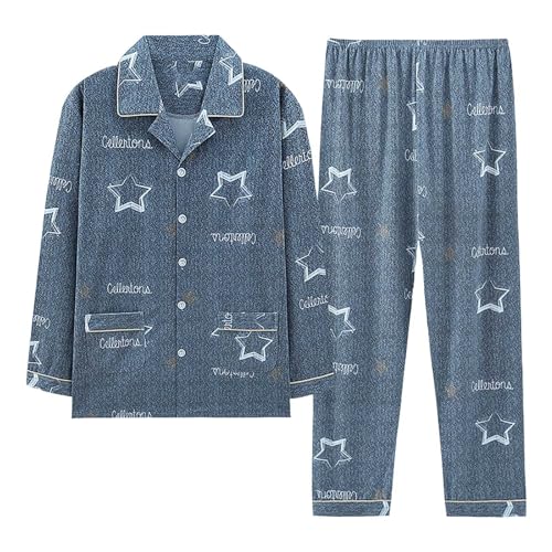 Pyjama homme rigolo polaire ensemble de nuit chaud grand taille