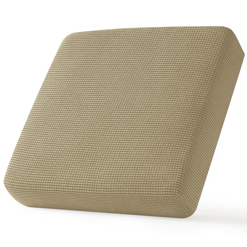 Image of CHUN YI Stretch Chair Couch Cushion Cover Suitable for Armchair, Sofa Seat Slipcover with Spandex Jacquard Fabric(Small,Sand)