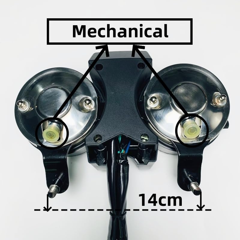 Indicatore tragitto moto Per accessori per motociclette, per GN250 tachimetro, contachilometri, misuratore meccanico, gruppo strumenti di visualizzazione del segnale