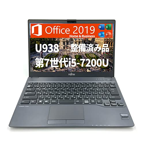Amazon.co.jp: 【整備済み品】 富士通 Fujitsu ノートパソコン U938