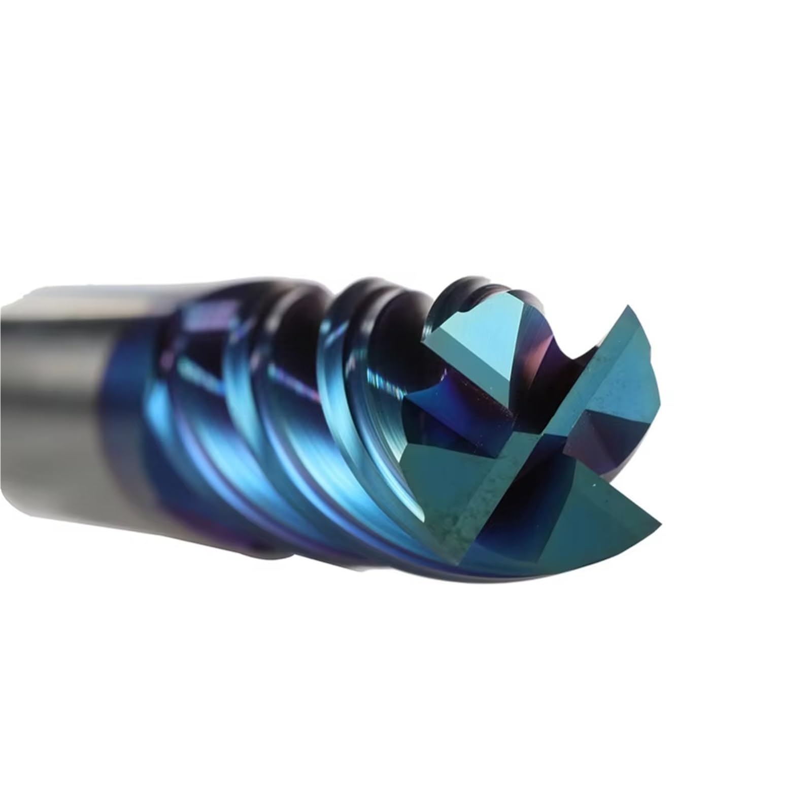 Fresa De Extremo Acero Carburo 1 Pieza, Recto 4 Flautas, Perfil CNC, D1-D20 Para Fresadora Inoxidable(D10-25-75-H10-4F)