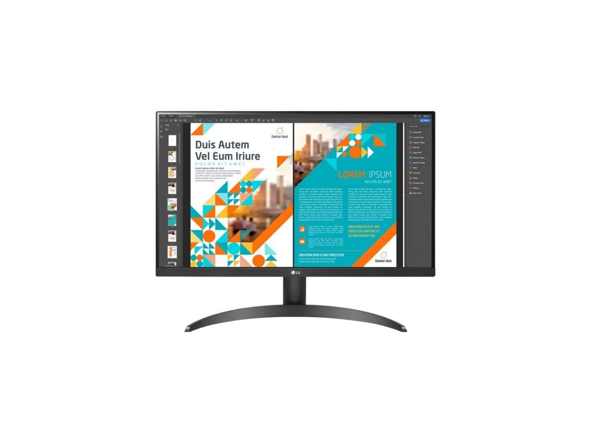 LG 24QP500-B 24” QHD (2560 x 1440) IPS Display, HDR 10, sRGB 99