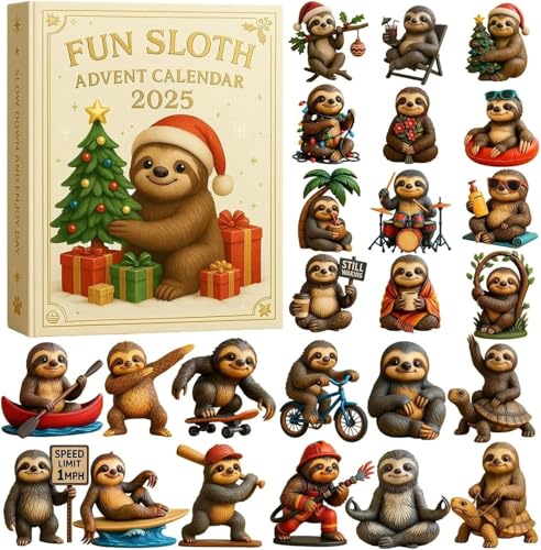 Oryvandel Faultiers Adventskalender 2025 für Kinder & Erwachsene | 24...