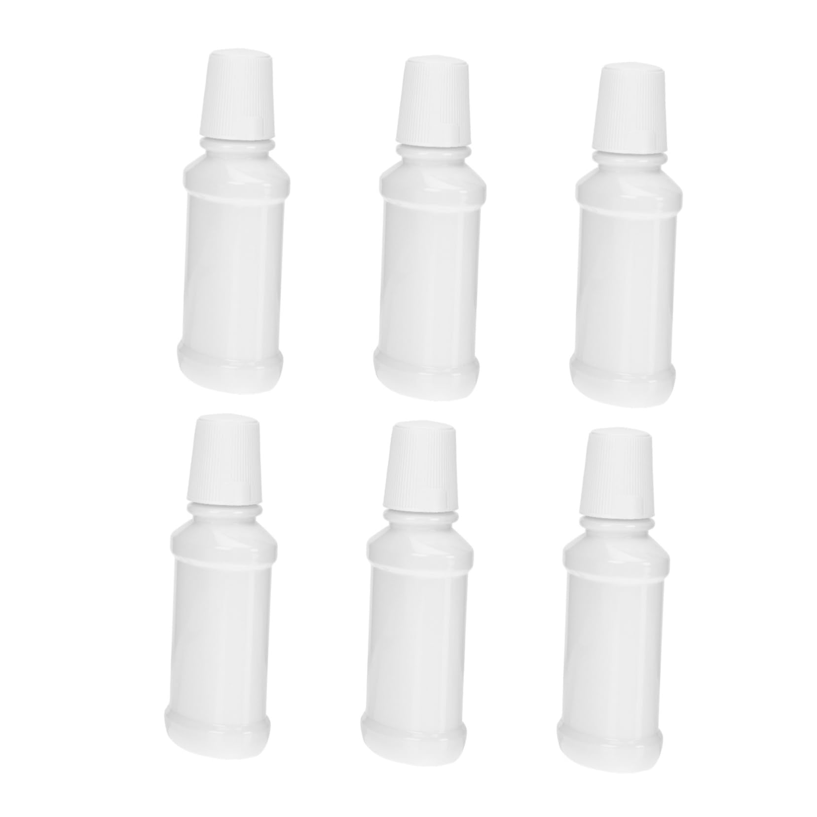 HONMEET Reusable Oral Care Travel Bottles 6 Pack Compact Design for Easy Carrying and Storage
