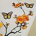 8pcs Butterfly Flower Embroidery Applique Patch Iron on Cotton Applique Butterfly Patch