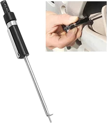 Brake Pad Thickness Gauge Measure Tool with Scale- Brake Shoe