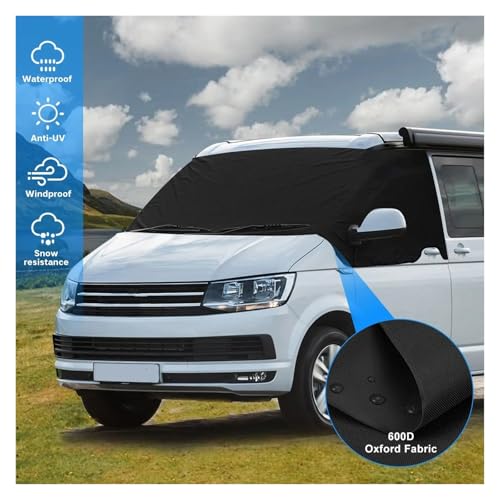 Protection Neige pour Voiture Premium Isolante pour Pare-Brise VW T5 T6 Modèle Deluxe