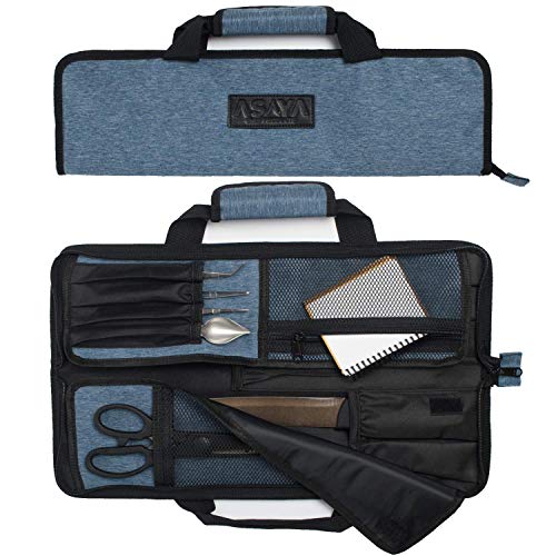 Asaya Chef Knife Roll 12 Pockets