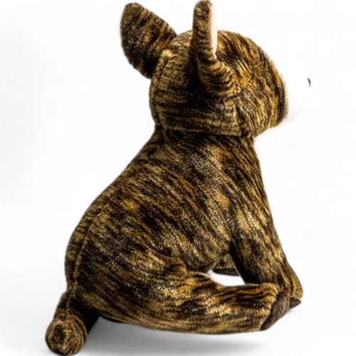 Carl Dick Pitbull sitzend braun ca. 30cm Plüschtier, Stofftier, Kuscheltier 3663
