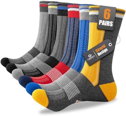 Calcetines Hombre, 6 Pares Calcetines Deporte Hombre, Para Runnin...
