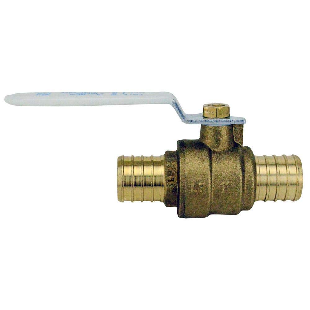 Apollo 1 in. Brass PEX Barb Ball Valve