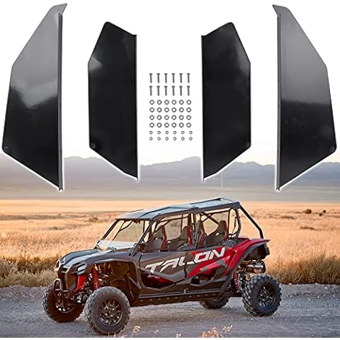 ELITEWILL 4 Pcs Lower Doors for Talon Aluminum Lower Door Inserts Panels Lower Bottom Half Doors Compatible with 2020 2021 2022 Honda Talon 1000X 4 Doors Cover