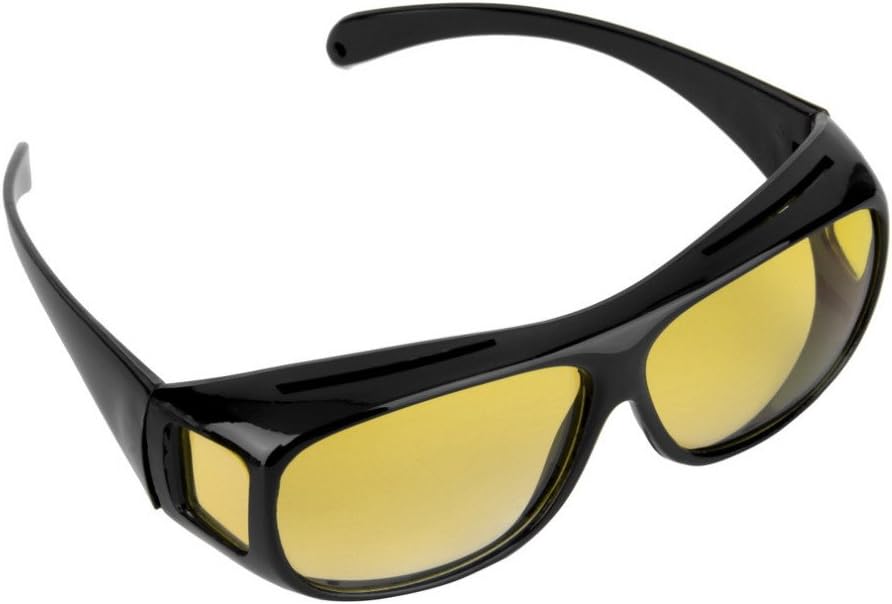 ClearVision HD Night Optics Wraparound Glasses Yellow
