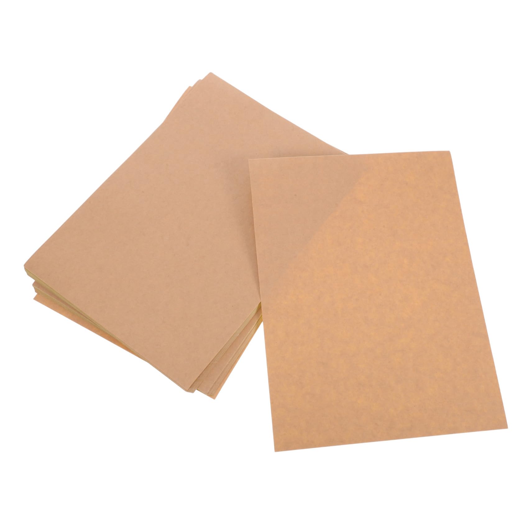 Homoyoyo 50fogli Etichette Adesive Carta Kraft Stampabili Scrivibili Bianca Supporto Easypeel Regali Organizzazione Incartare Progetti