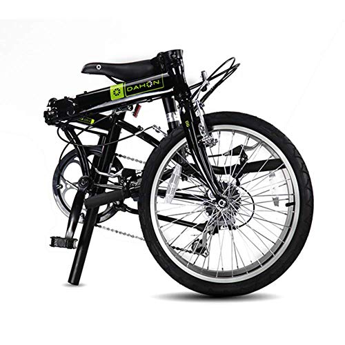 Xiaoyue Vélos pliants, Adultes 20" 6 Vitesse Variable Vitesse Pliable vélo, siège réglable, Ville Pliant Portable léger vélo Vélo, Blanc lalay - Image 4