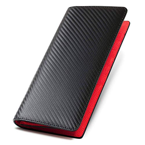 PEYNE 薄い 財布 メンズ 長財布 - 本革 紳士 薄型 二つ折り 札入れ,2つ折り 長 財布 めんず 長財布カード 大容量 Mens Long Wallet…