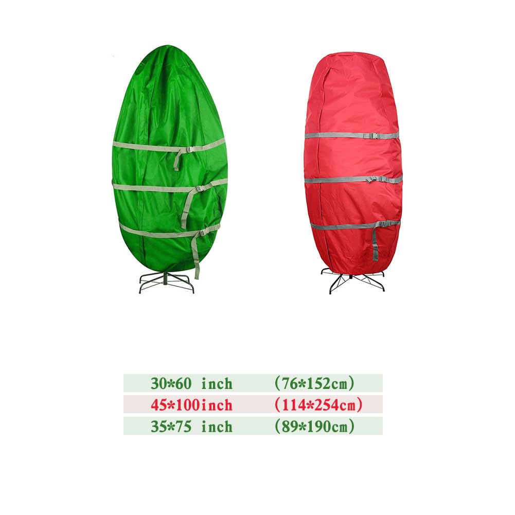 Christmas Tree Storage Bag, Upright Christmas Tree Storage Cover, Upright Tree Storage Bag Waterproof Oxford Cloth Furniture Cover, Tear Resistant Christmas Tree Storage Bag
