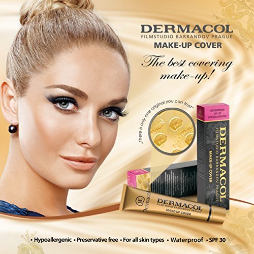Dermacol Make-Up Cover - Waterproof Hypoallergenic Foundation 30G 100% Original Guaranteed From Authorized Stockists (223) #TOP2