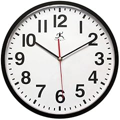 Infinity Instruments 13 . 5 inch Shatter Resistant Round Non Ticking Silent Battery Operated Easy photo Infinity Instruments 13 . 5 inch Shatter Resistant Round Non Ticking Silent Battery Operated Easy