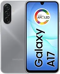 Celular Samsung Galaxy A17, 128GB, 4GB, 50MP Tela 6.7", IP54 - Cinza