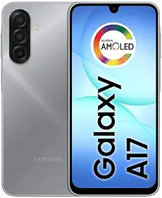 Celular Samsung Galaxy A17, 128GB, 4GB, 50MP Tela 6.7", IP54 - Cinza
