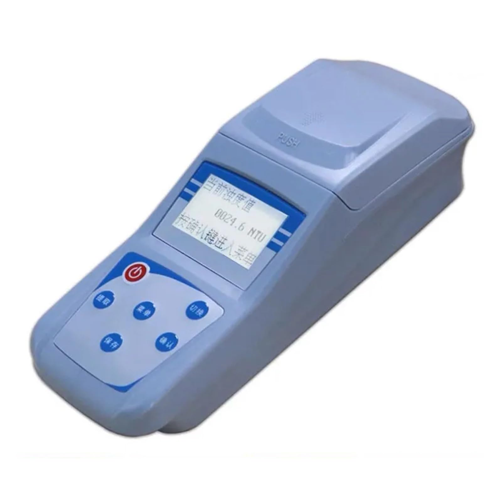 Medidor de turbidez digital, Medidor de turbidez inteligente 0-200 NTU/1000 NTU por luz dispersa for agua piscina en planta para tratamiento de agua(0-200NTU)