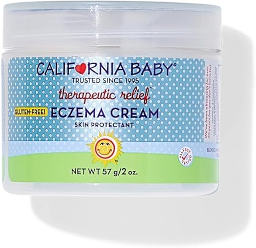 California Baby Crema de eccema para alivio terapéutico este potente hidratante alivia las llagas de eccema con la ayuda de avena coloidal orgánica