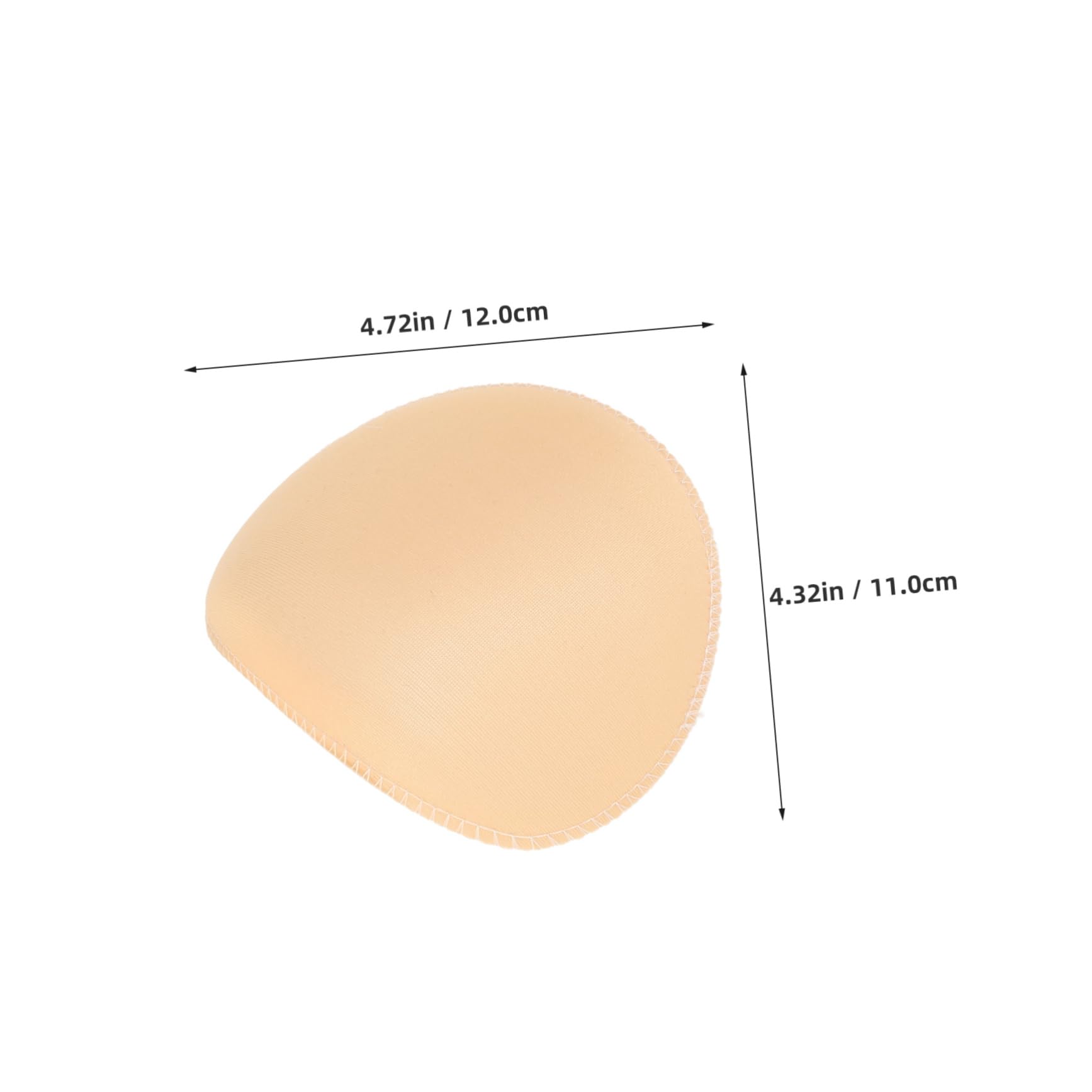 ROMISBABA 2 Pairs Sponge Shoulder Pads Thick Shoulder Pads for Jacket Removable Shoulder Pads for Women High/low Shoulder Pad Set-in Comfortable Shoulder Foam