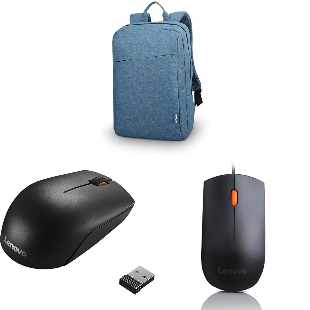 Lenovo 15.6″ Casual Backpack B210, Durable and Water- Repellent Fabric, School & Office Use, Padded