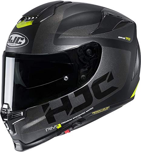 Casque moto HJC RPHA 70 BALIUS NC5SF, Noir/Blanc, XS