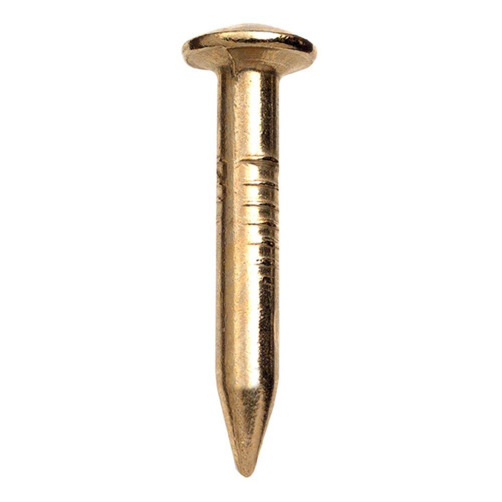 OOK 50034 Assorted Brass-Plated Steel Bendless Nails, 10-Pack