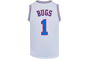 Boys Space Movie Jersey Bugs #1 Lola #10 Basketball Jersey