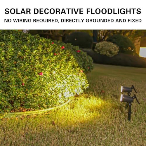 Solar Spot Lights Adjustable Angle Solar Spotlights Outdoor Waterproof - image 6