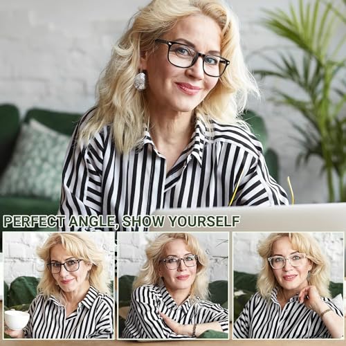 Image of CCVOO Reading Glasses for Women /Men, Eyeglasses, Blue Light Readers for Women /Men, Computer Eye Glasses, Cheaters
