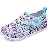 JIASUQI Baby Outdoor Indoor Fashion Casual Water Skin Shoes Socks for Beach Swim Surf Mermaid Scale