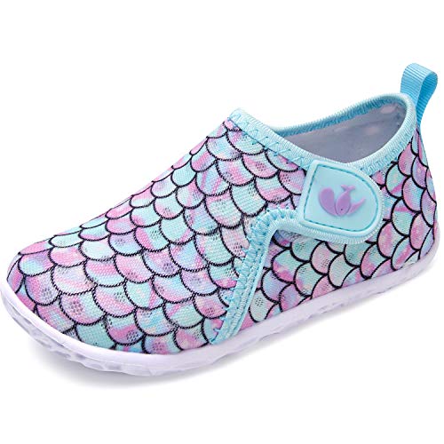 Jiasuqi Baby Outdoor Indoor Fashion Casual Water Skin Shoes Socks For Beach Swim Surf Mermaid Scale 18-24 Months #TOP29