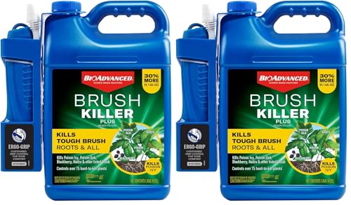 Image of BioAdvanced Brush Killer Plus, Ready-to-Use | 1.3 Gal | Kills Poison Ivy | Kills Tough Brush Roots | Pack of 2