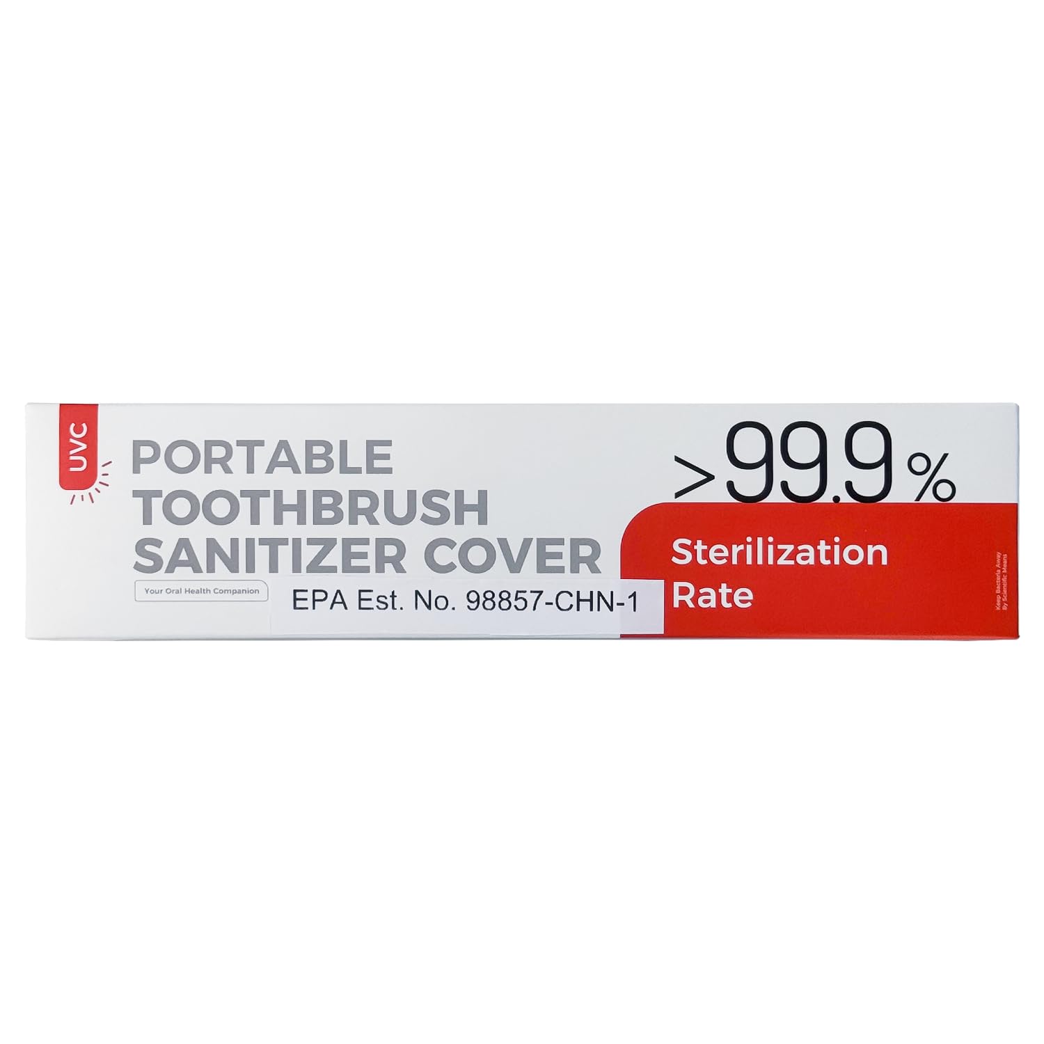 TYPLFH Funda desinfectante para cepillo de dientes, fundas para cepillos de dientes, soporte portátil de viaje para limpieza y almacenamiento, puerto C y carga de baterías AA, filtro de agua de aire