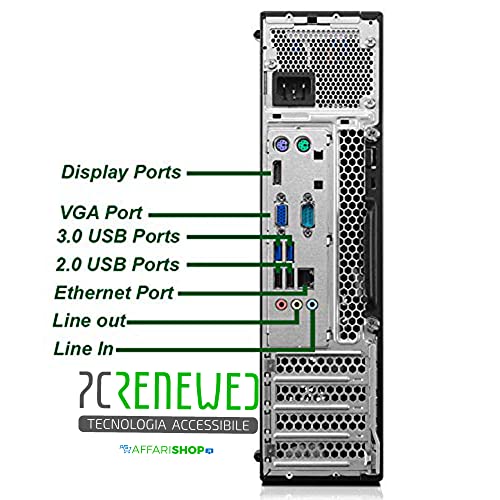 PcRenewed Pc Fixo Überholung Desktop-Computer I5 6500 RAM, 16 GB SSD 500 GB Microsoft Office und Windows 11 Wi-Fi-Netzwerkkarte (Generalüberholt) – Bild 5