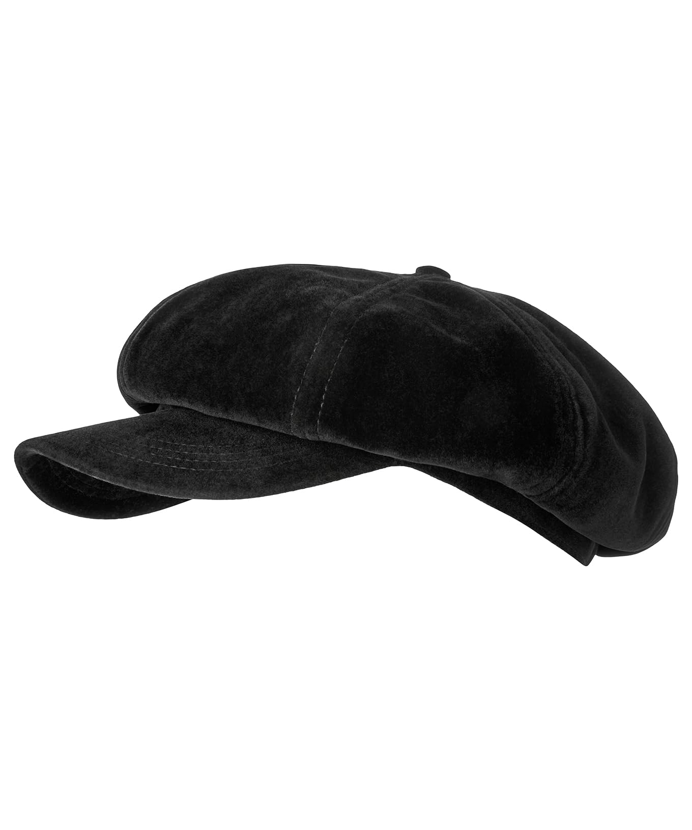 Joe Browns Women's Fashion Velvet Baker Boy Hat, Black, One Size