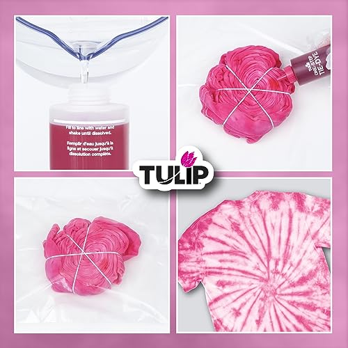 Tulip 21544 One-Step Tie-Dye Kit Tulip Fabric Dye Open Stock 21544 Fdy Opstk Fuchsia 3/36 thumb #4