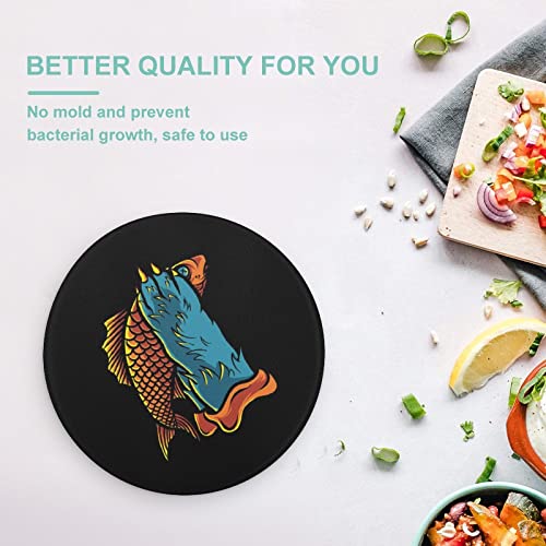 Planche à hacher les aliments Poisson Rouge pour petits espaces - 6
