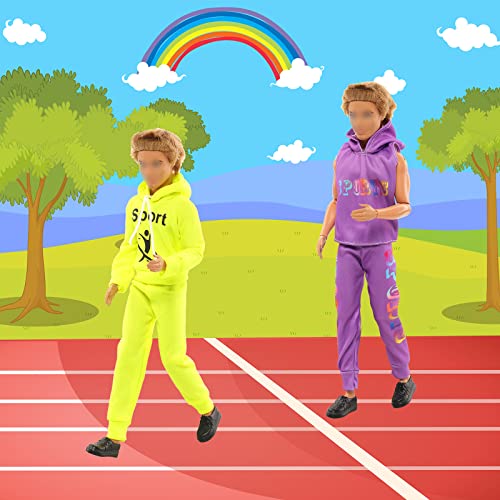 16 Pcs Boy Doll Clothes And Accesories Include 1 Formal Suit 2 Sport Set 5 Outfits 5 Shoes And 3 Accessories For 12 Inch Boy Doll Clothes #TOP5