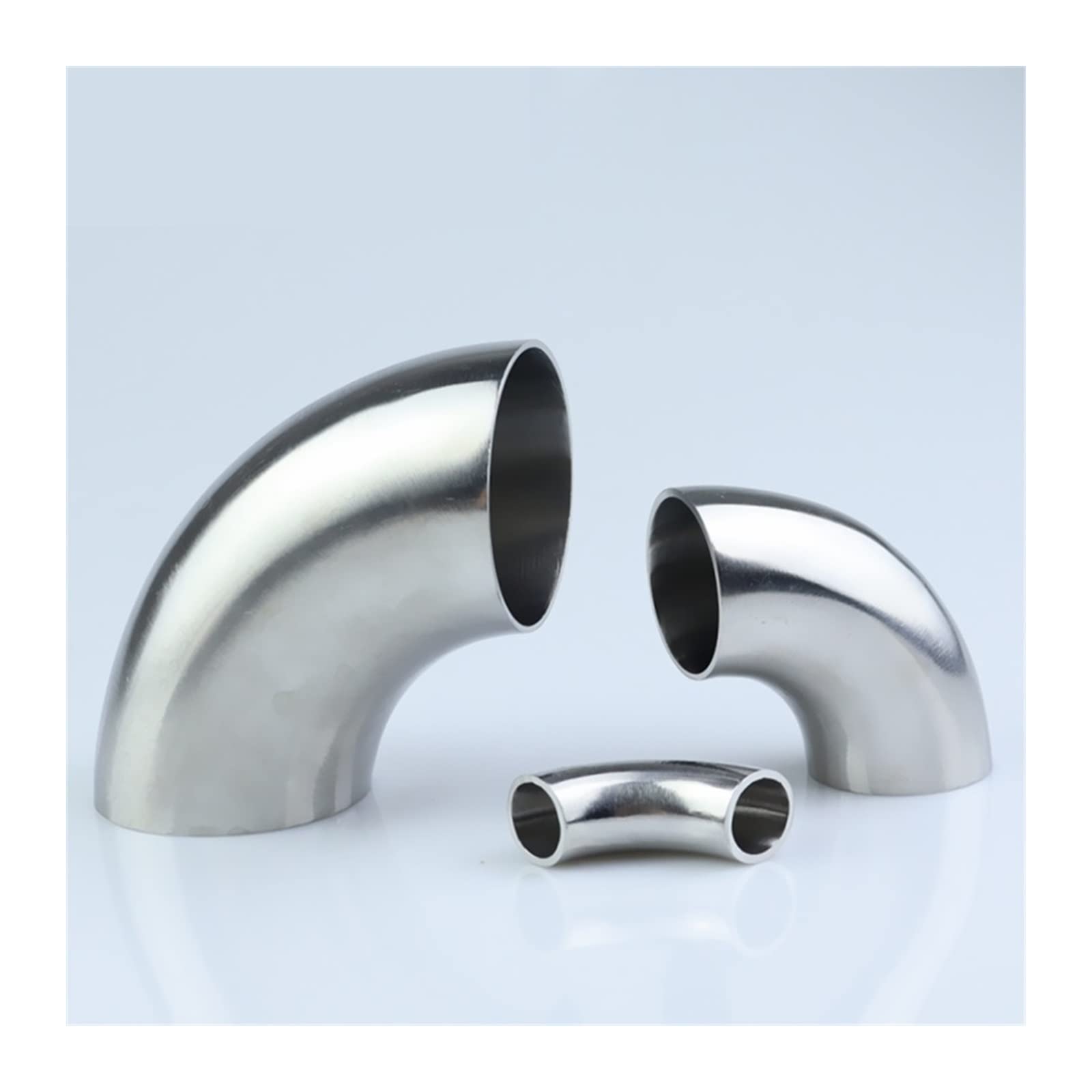 OD 16/19/22/25/28/32/34/38/45/51/57/63/76/89/102mm 304 Stainless Steel Elbow Welding 90 Degree Pipe Fittings Cheerfully (Size : Pipe OD 102mm)