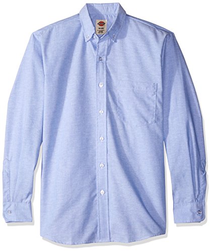 Camisa Oxford Dickies azul claro para evitar arrugas en el trabajo