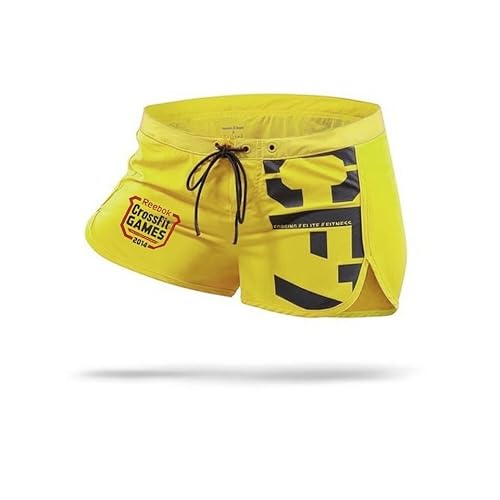 Reebok Crossfit Games 2014 Women’s Intensify II Shorts Strong Yellow, Cordura Fabric with PlayDry Tech - 27