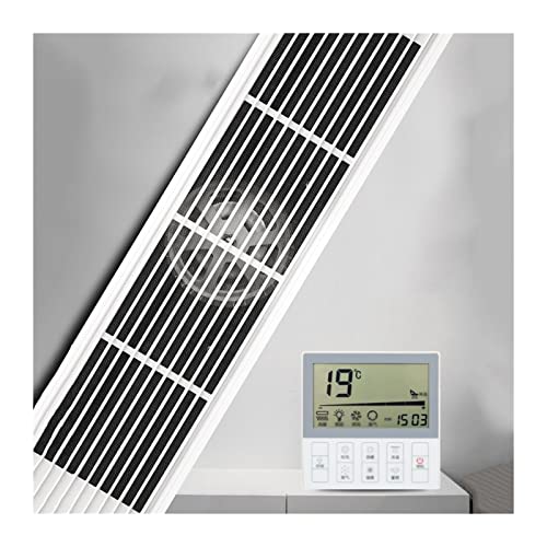 Ventilador de Techo 15×60CM, Ventilador de Extracción Rectangular Oculto, Ventilador de Techo Potente y Silencioso con Filtro para Cocina Baño miniatura 1