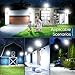 Solar Street Lights Outdoor Waterproof, 30000LM 6500K LED Motion Sensor Lights, Solar Flood Lights with Remote, Dusk to Dawn Solar-Powered Parking Lot Light, Commercial Area Lighting for Yard, 4-Pack